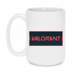 Чашка 420ml Valorant text - PrintSalon