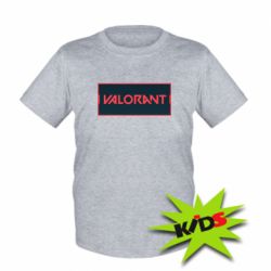 Детская футболка Valorant text - PrintSalon