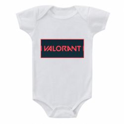 Детский бодик Valorant text - PrintSalon