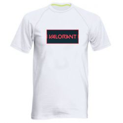 Мужская футболка для спорта Valorant text - PrintSalon