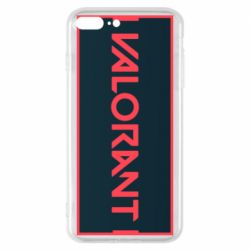 Чехол для iPhone 7 Plus Valorant text - PrintSalon