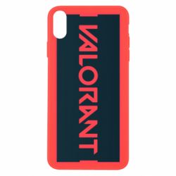 Чехол для iPhone X/Xs Valorant text - PrintSalon