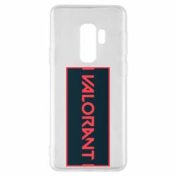 Чехол для Samsung S9+ Valorant text - PrintSalon
