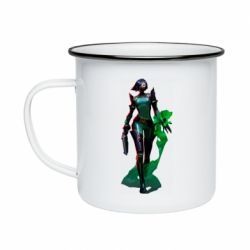 Кружка эмалированная Valorant Viper