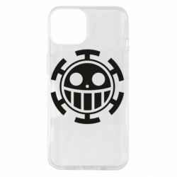 Чехол для iPhone 14 Ван Пис флаг Трафальгара - PrintSalon