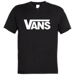 Чоловіча футболка з V-подібним вирізом Vans - PrintSalon