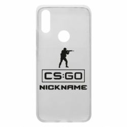 Чехол для Xiaomi Redmi 7 Ваш псевдоним в игре CsGo - PrintSalon