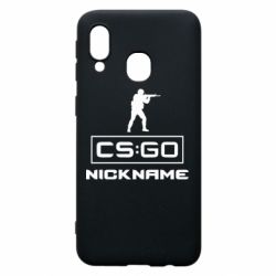 Чехол для Samsung A40 Ваш псевдоним в игре CsGo - PrintSalon