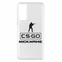 Чехол для Huawei P Smart 2021 Ваш псевдоним в игре CsGo - PrintSalon