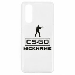 Чехол для Oppo Find X2 Ваш псевдоним в игре CsGo - PrintSalon