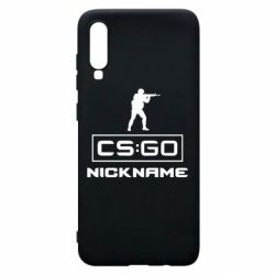 Чехол для Samsung A70 Ваш псевдоним в игре CsGo - PrintSalon