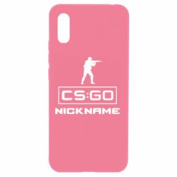 Чехол для Xiaomi Redmi 9a Ваш псевдоним в игре CsGo
