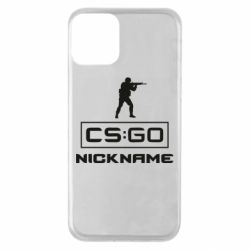 Чехол для iPhone 11 Ваш псевдоним в игре CsGo