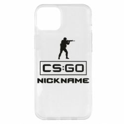 Чехол для iPhone 14 Plus Ваш псевдоним в игре CsGo - PrintSalon