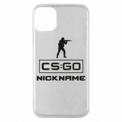 Чехол для iPhone 11 Pro Ваш псевдоним в игре CsGo - PrintSalon