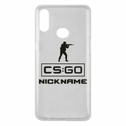 Чехол для Samsung A10s Ваш псевдоним в игре CsGo - PrintSalon