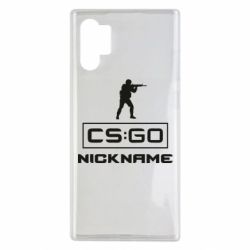 Чехол для Samsung Note 10 Plus Ваш псевдоним в игре CsGo - PrintSalon