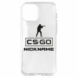 Чехол для iPhone 12 mini Ваш псевдоним в игре CsGo - PrintSalon