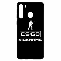 Чехол для Samsung A21 Ваш псевдоним в игре CsGo - PrintSalon