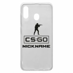 Чехол для Samsung A20 Ваш псевдоним в игре CsGo - PrintSalon