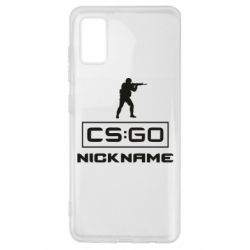 Чехол для Samsung A41 Ваш псевдоним в игре CsGo - PrintSalon
