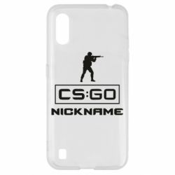 Чехол для Samsung A01/M01 Ваш псевдоним в игре CsGo - PrintSalon