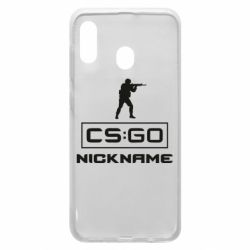 Чехол для Samsung A30 Ваш псевдоним в игре CsGo - PrintSalon
