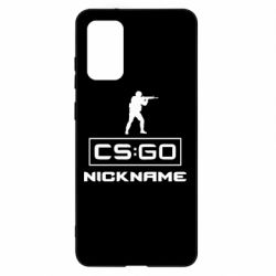 Чехол для Samsung S20+ Ваш псевдоним в игре CsGo - PrintSalon