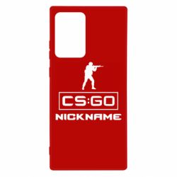 Чехол для Samsung Note 20 Ultra Ваш псевдоним в игре CsGo - PrintSalon