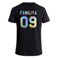 Чоловіча преміум футболка Ваше прізвище та номер голограма - PrintSalon