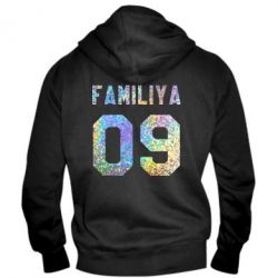 Чоловіче худі на блискавці Ваше прізвище та номер голограма - PrintSalon