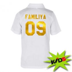 Дитяче поло Ваше прізвище та номер голограма - PrintSalon