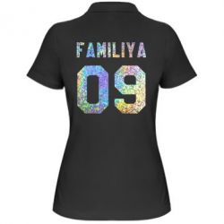 Женское поло Ваша фамилия и номер голограмма