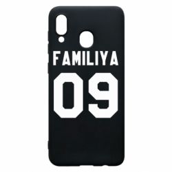 Чехол для Samsung A20 Ваша фамилия и номер - PrintSalon
