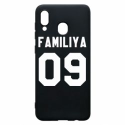 Чехол для Samsung A30 Ваша фамилия и номер - PrintSalon