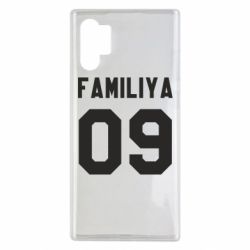 Чехол для Samsung Note 10 Plus Ваша фамилия и номер