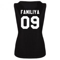 Женская майка Ваша фамилия и номер - PrintSalon