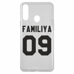 Чехол для Samsung A20s Ваша фамилия и номер - PrintSalon