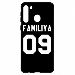 Чехол для Samsung A21 Ваша фамилия и номер