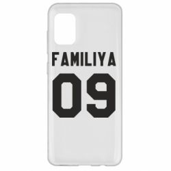 Чехол для Samsung A31 Ваша фамилия и номер - PrintSalon
