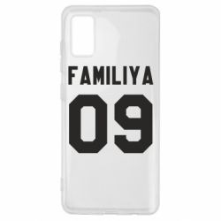 Чехол для Samsung A41 Ваша фамилия и номер - PrintSalon