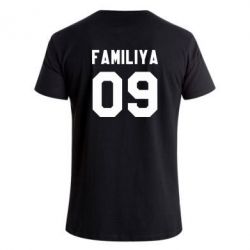 Мужская футболка премиум Ваша фамилия и номер - PrintSalon