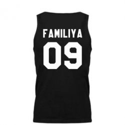 Мужская майка Ваша фамилия и номер