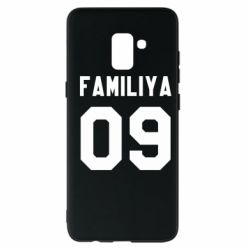 Чехол для Samsung A8+ 2018 Ваша фамилия и номер