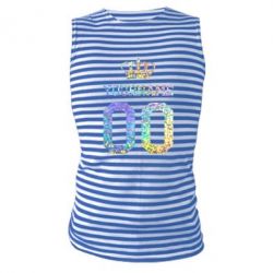 Майка-тельняшка Ваше имя корона голограмма - PrintSalon