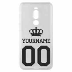 Чохол для Meizu Note 8 Ваше ім'я корона - PrintSalon