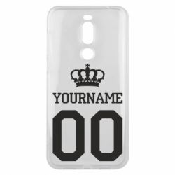 Чохол для Meizu X8 Ваше ім'я корона - PrintSalon