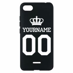 Чохол для Xiaomi Redmi 6A Ваше ім'я корона - PrintSalon