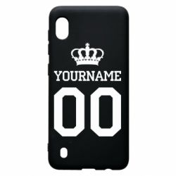 Чохол для Samsung A10 Ваше ім'я корона - PrintSalon