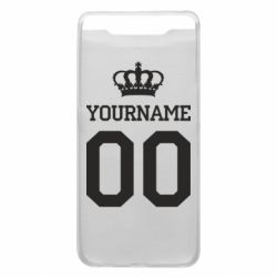 Чохол для Samsung A80 Ваше ім'я корона - PrintSalon